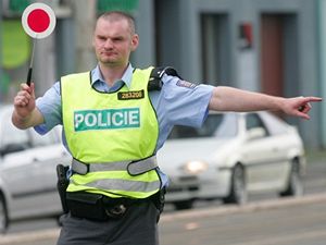 Dopravn� policista - ilustra�n� foto.